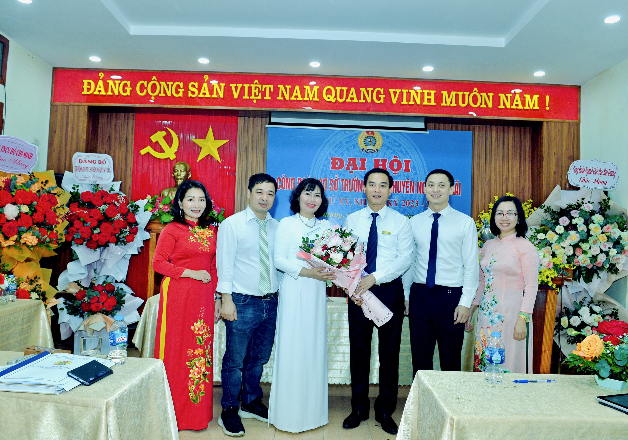 Công đoàn Trường THPT chuyên Nguyễn Trãi tổ chức thành công Đại hội lần thứ XV, nhiệm kỳ 2023-2028.